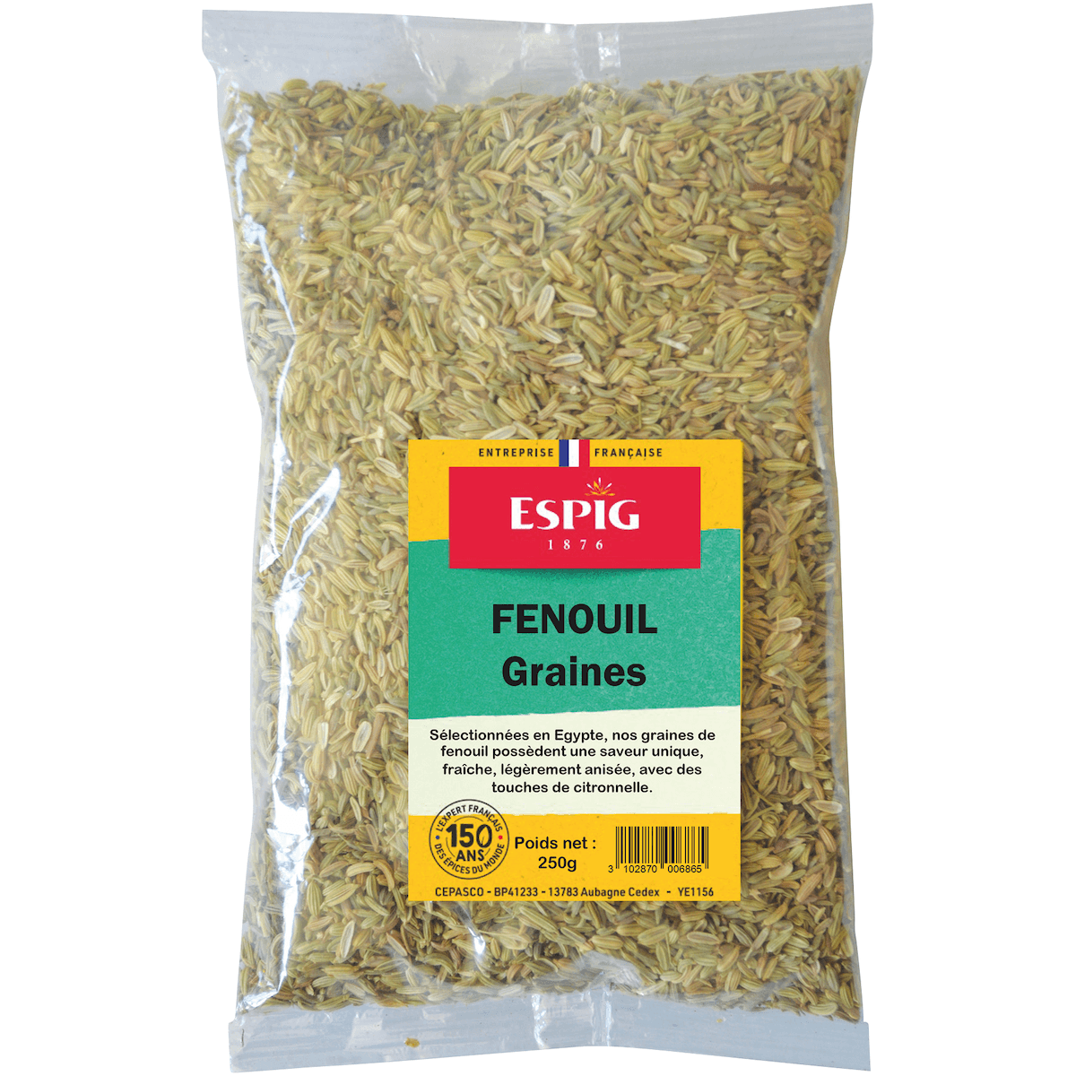 FENOUIL GRAINES -  250G