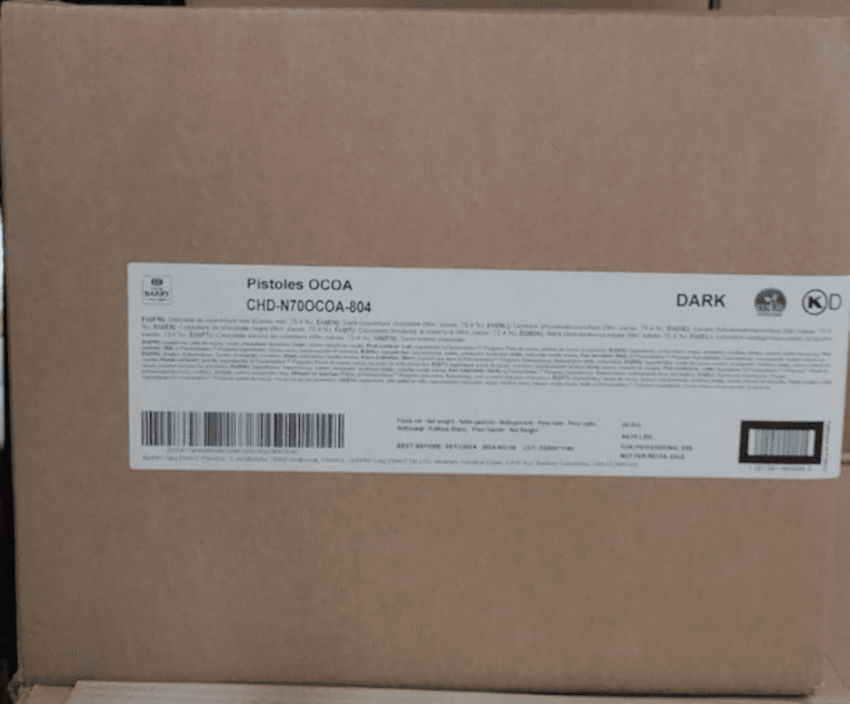 OCOA (CACAO 70 %) PISTOLES SAC 20KG