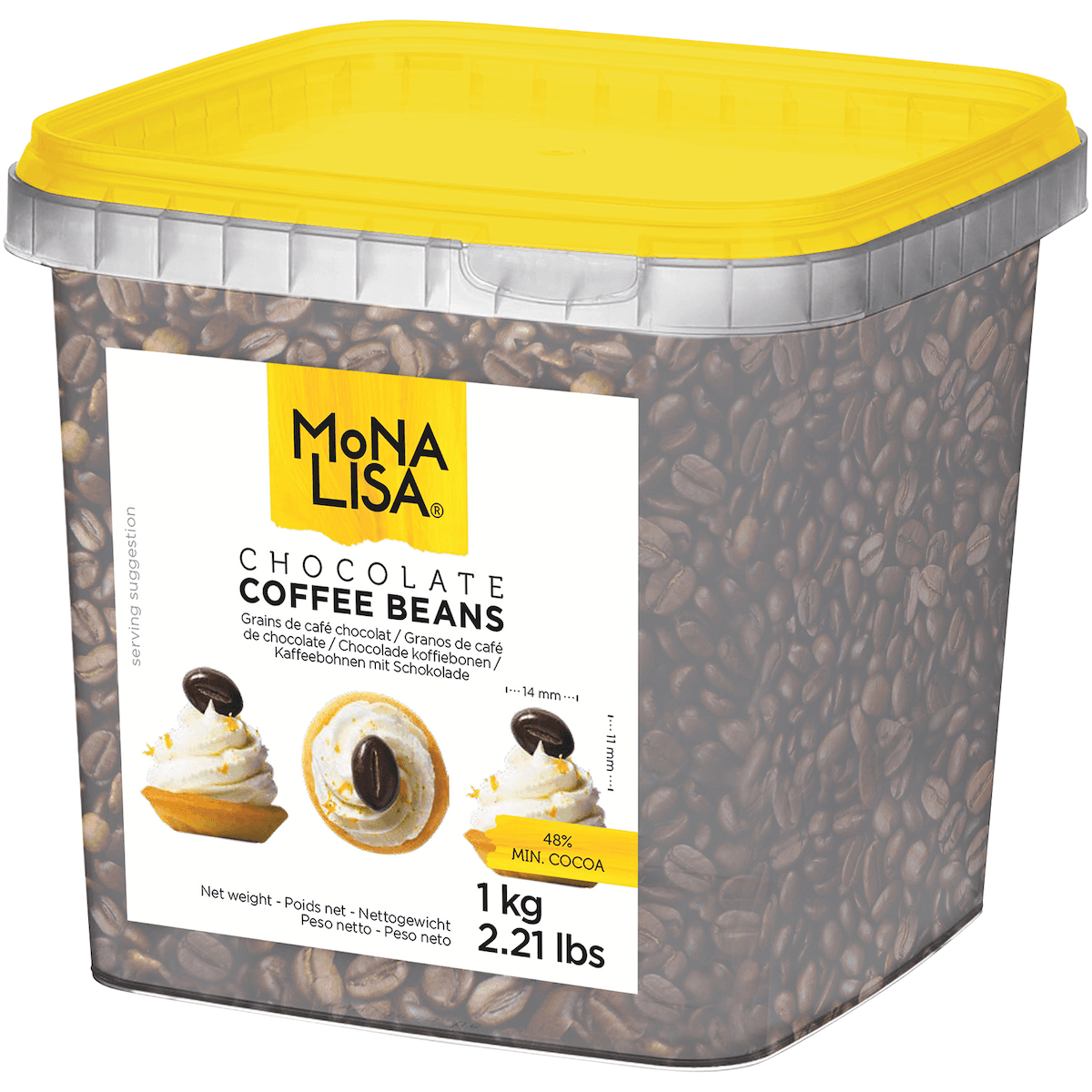 GRAINS CAFE CHOCOLAT SEAU 1KG