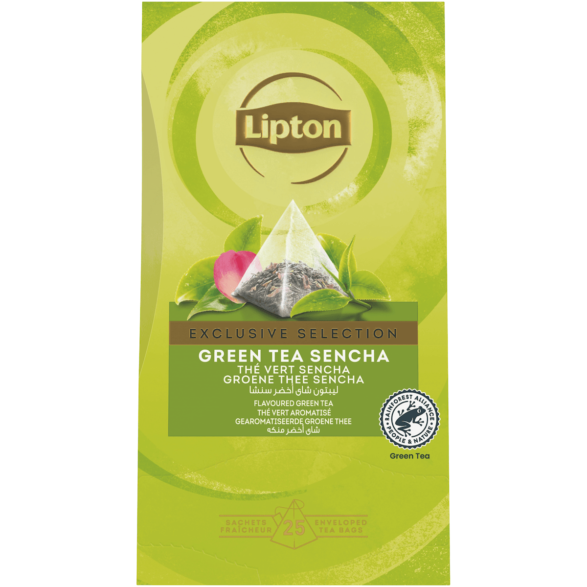 LIPTON EXCLUSIVE THE VERT SENCHA - 25 SACHETS PYRAMIDES