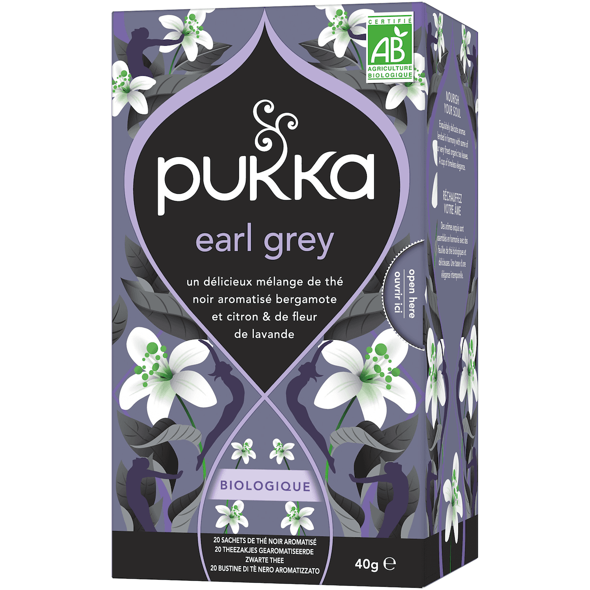 PUKKA THE NOIR EARL GREY BIO 20 SACHETS