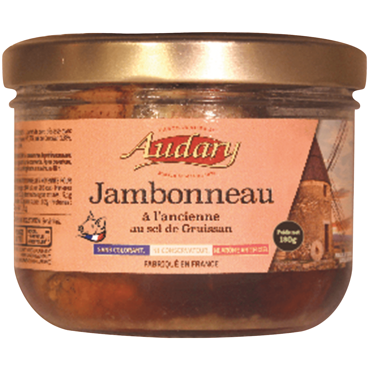 JAMBONNEAU A L'ANCIENNE AU SEL DE GRUISSAN BOCAL 23 CL