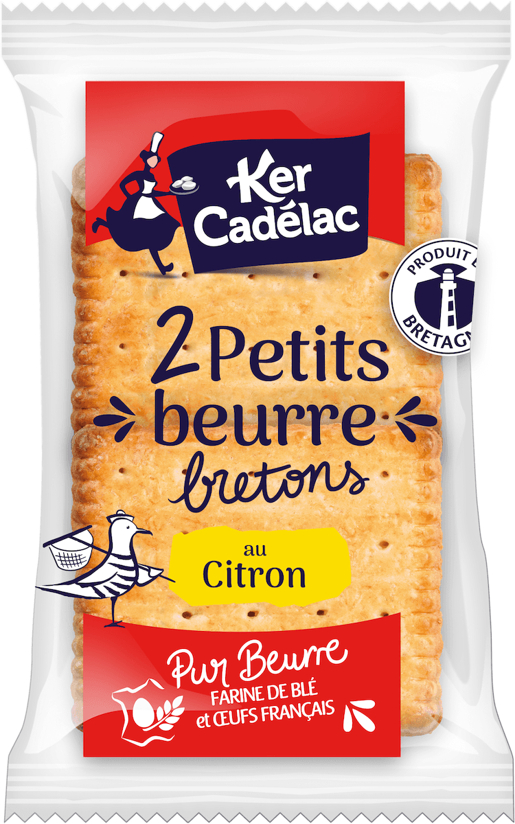 PETITS BEURRE CITRON - LOT DE 2 DE 20G