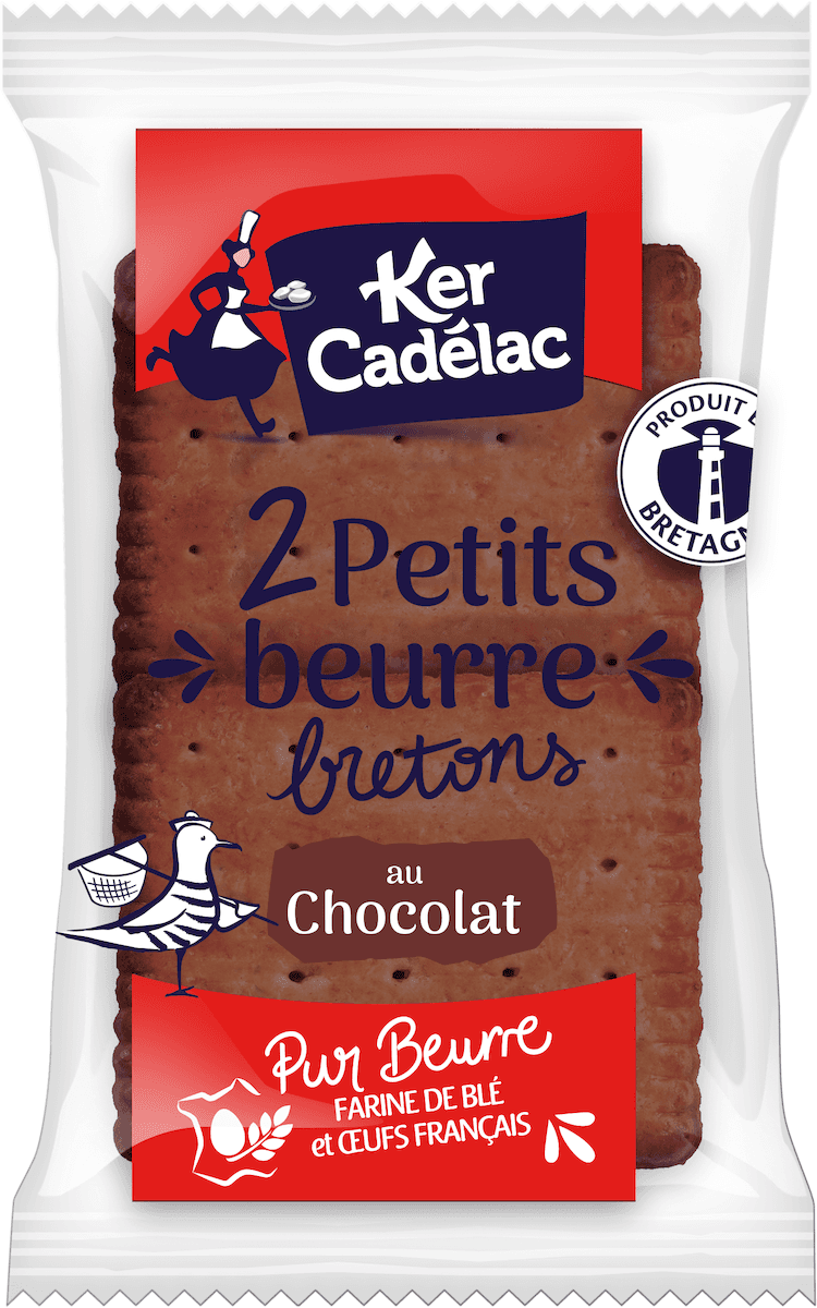 PETITS BEURRE CHOCOLAT - LOT DE 2 DE 20G
