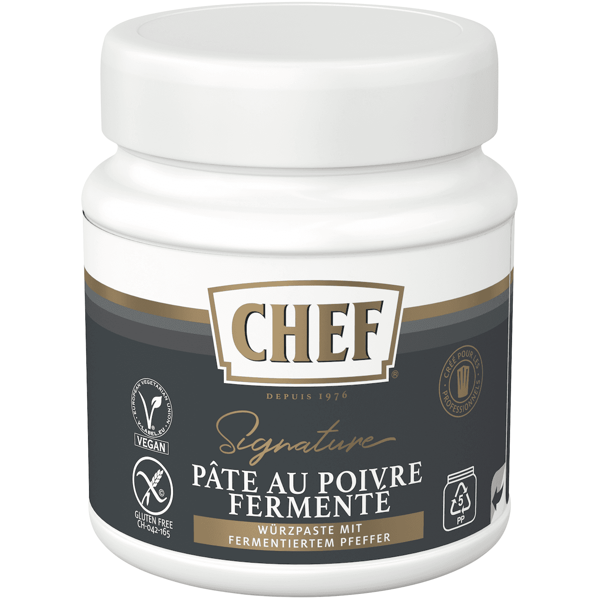 PATE AU POIVRE FERMENTE - POT DE 580G