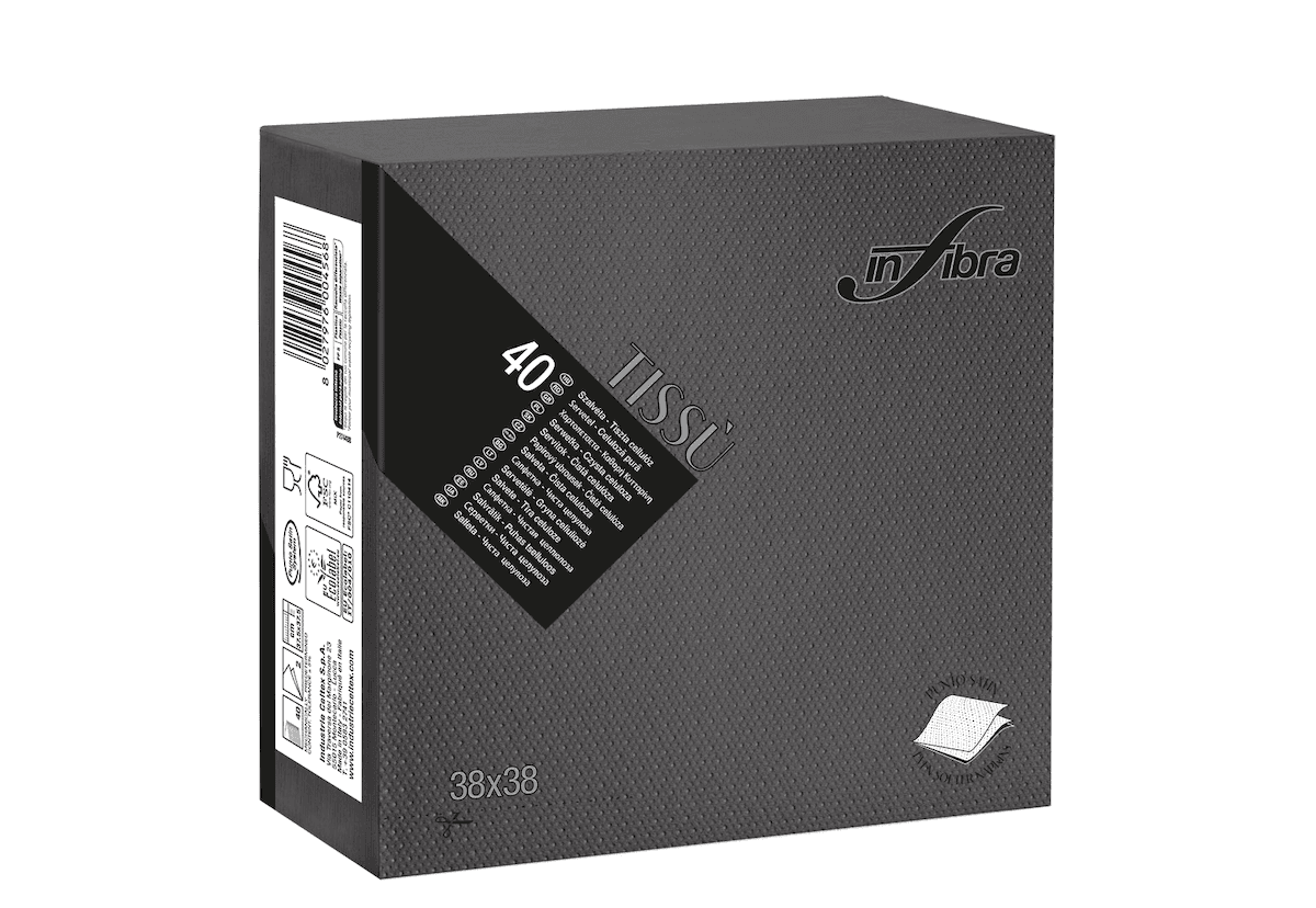 SERV 2POINT 38X38 NOIR   C1440