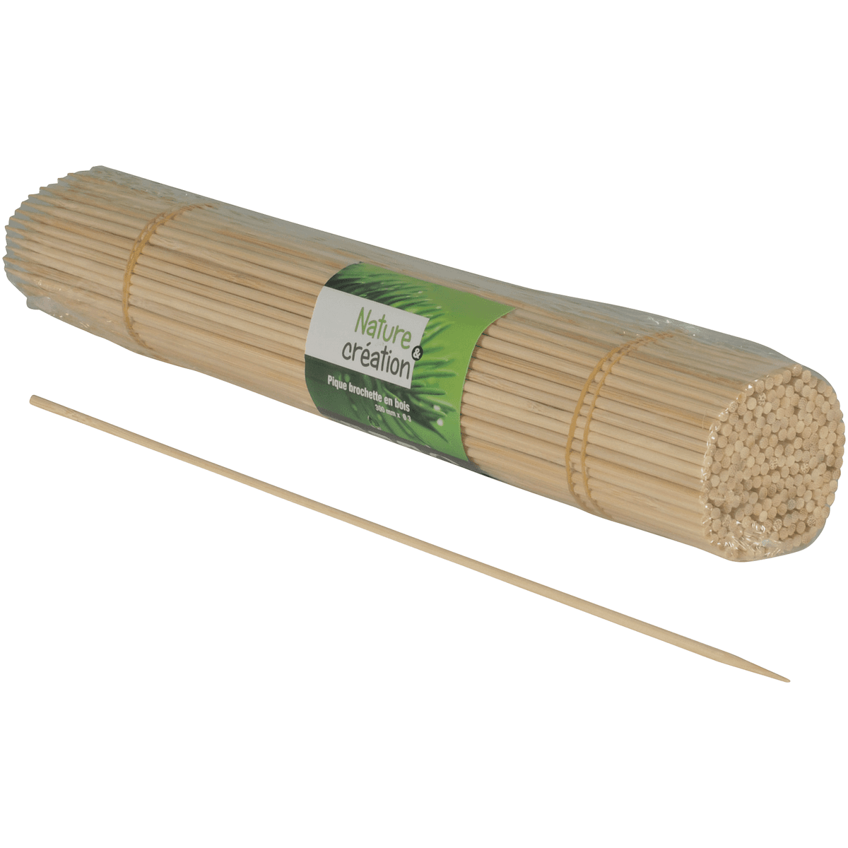 PIQUE BOIS BROCHETTE 25CM P200