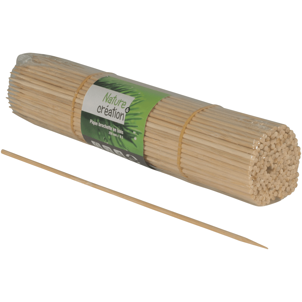 PIQUE BOIS BROCHETTE 18CM P100