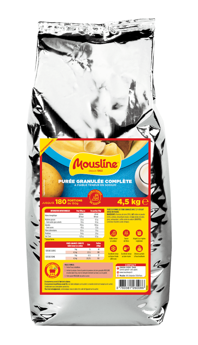 PUREE GRANULEE COMPLETE FTS SAC:4,5KG 185P