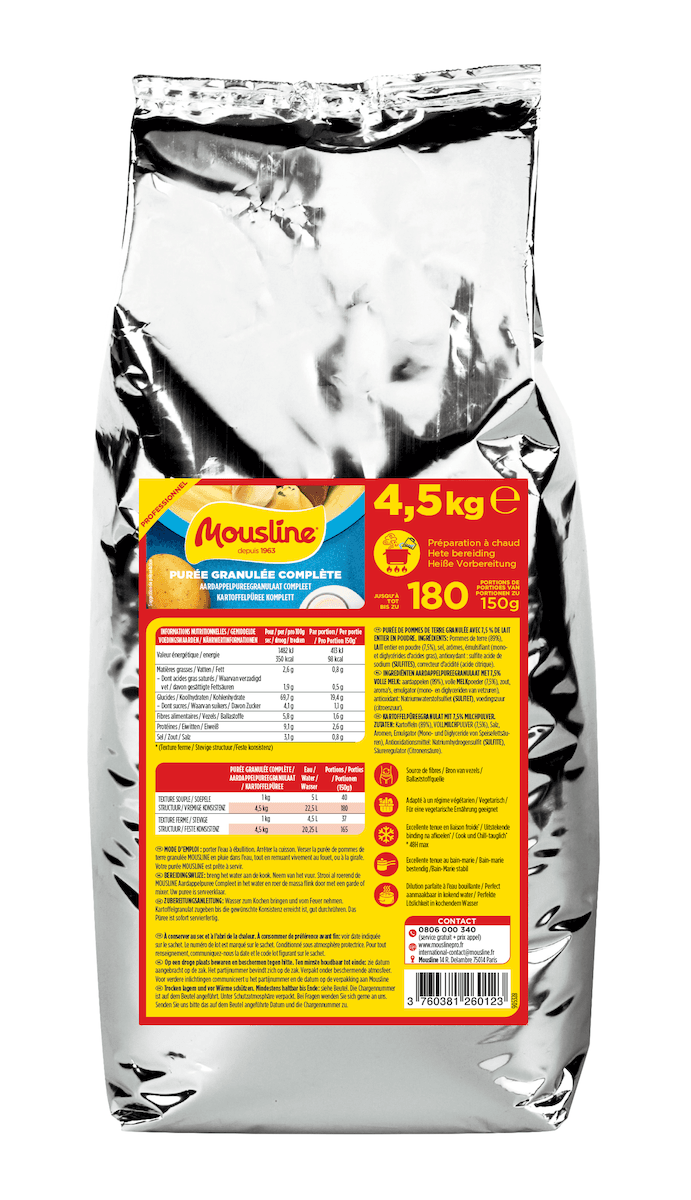 PUREE GRANULEE COMPLETE SAC:4,5KG 185P