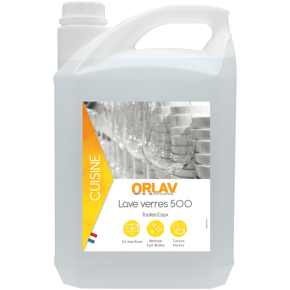 ORLAV - 0216 - LAVE VERRES 500  5L