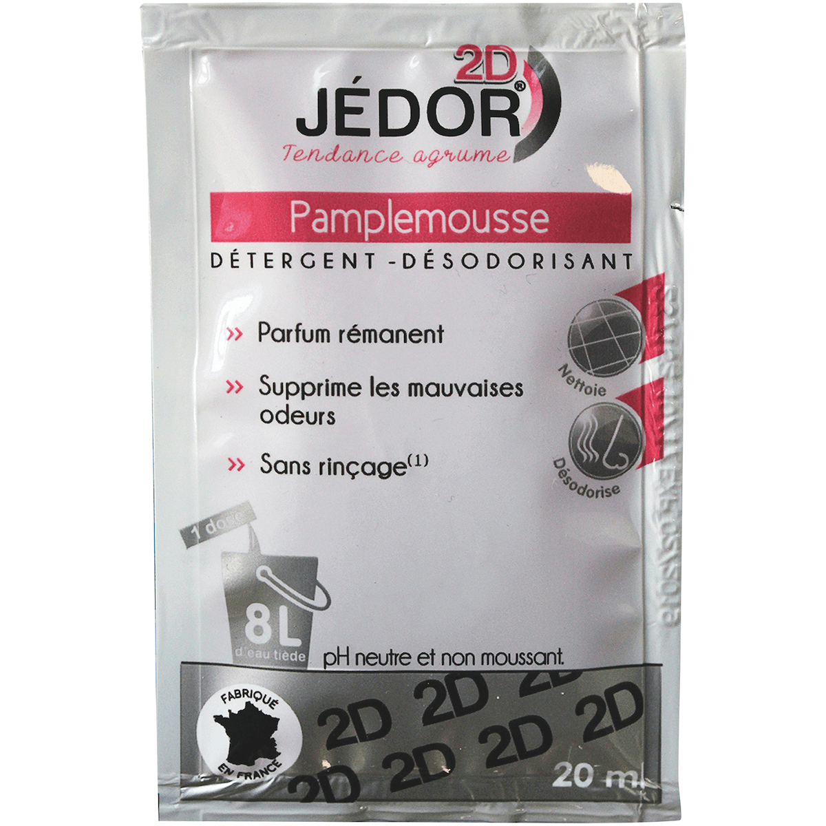 JEDOR DOSETTES 3D - NDB PAMPLEMOUSSE - 250X20ML