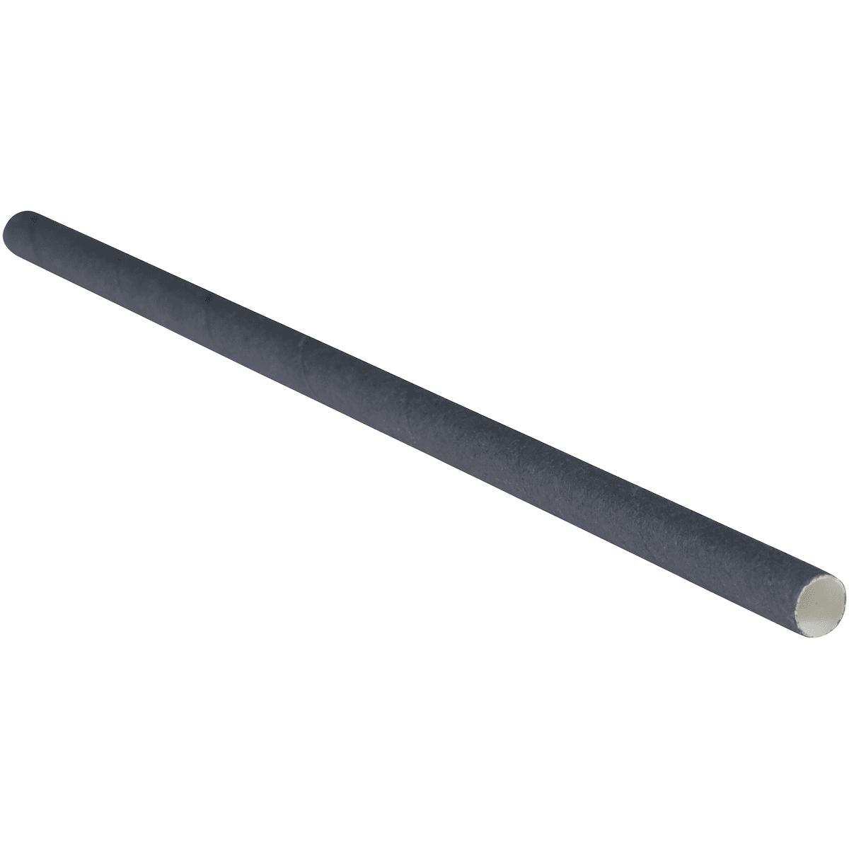 PAILLE PAPIER SMOOTHIE NOIRE 200X8MM 21X150 P/C