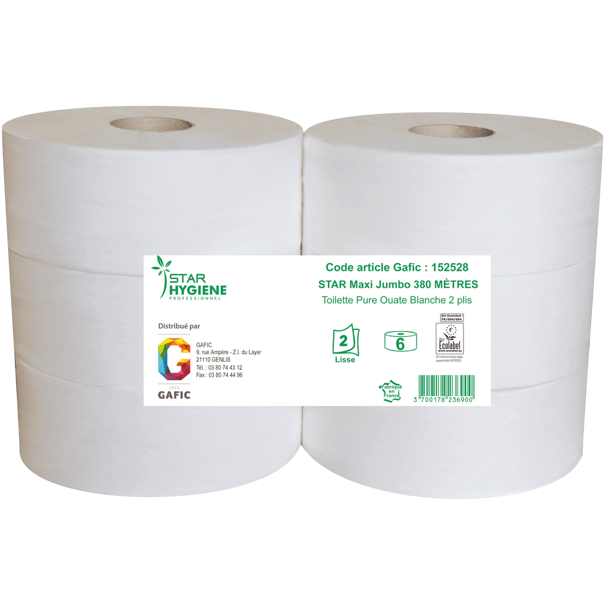 PH MAXI JUMBO 380M 2PLIS 8.5X25 X6   LISSE