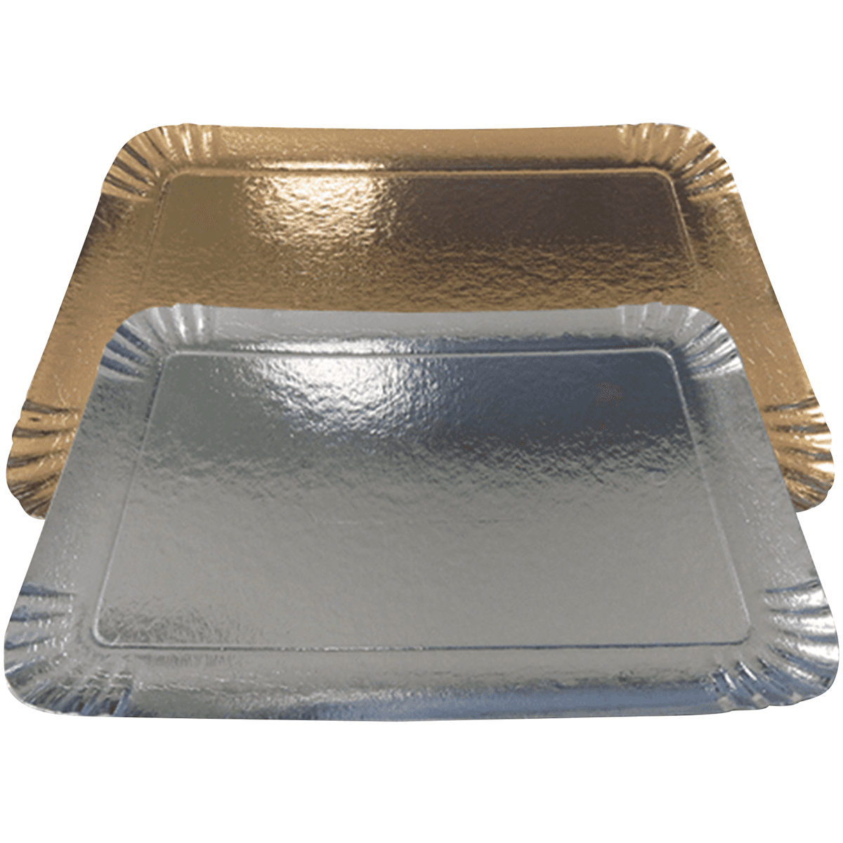 PLATEAU TRAITEUR 28X42 1050GR ARGENT / OR