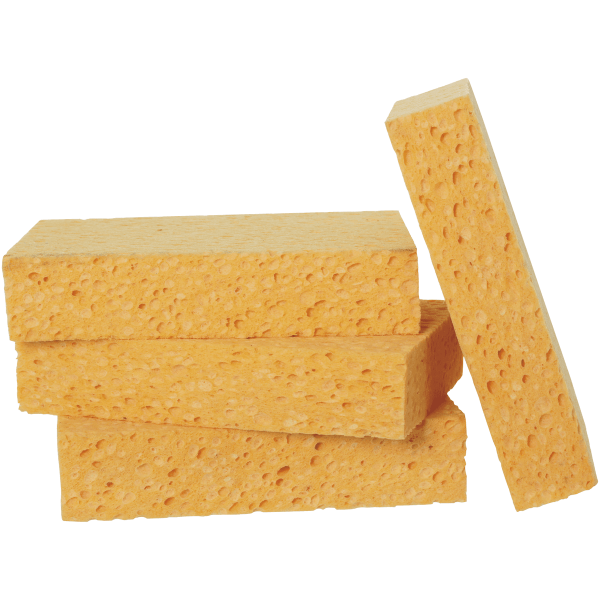 EPONGE VÉGÉTALE BEIGE 13,5X9CM -  PAQUET DE 10