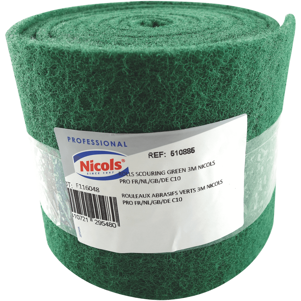 ABRASIF VERT 14CM - ROULEAU DE 3M