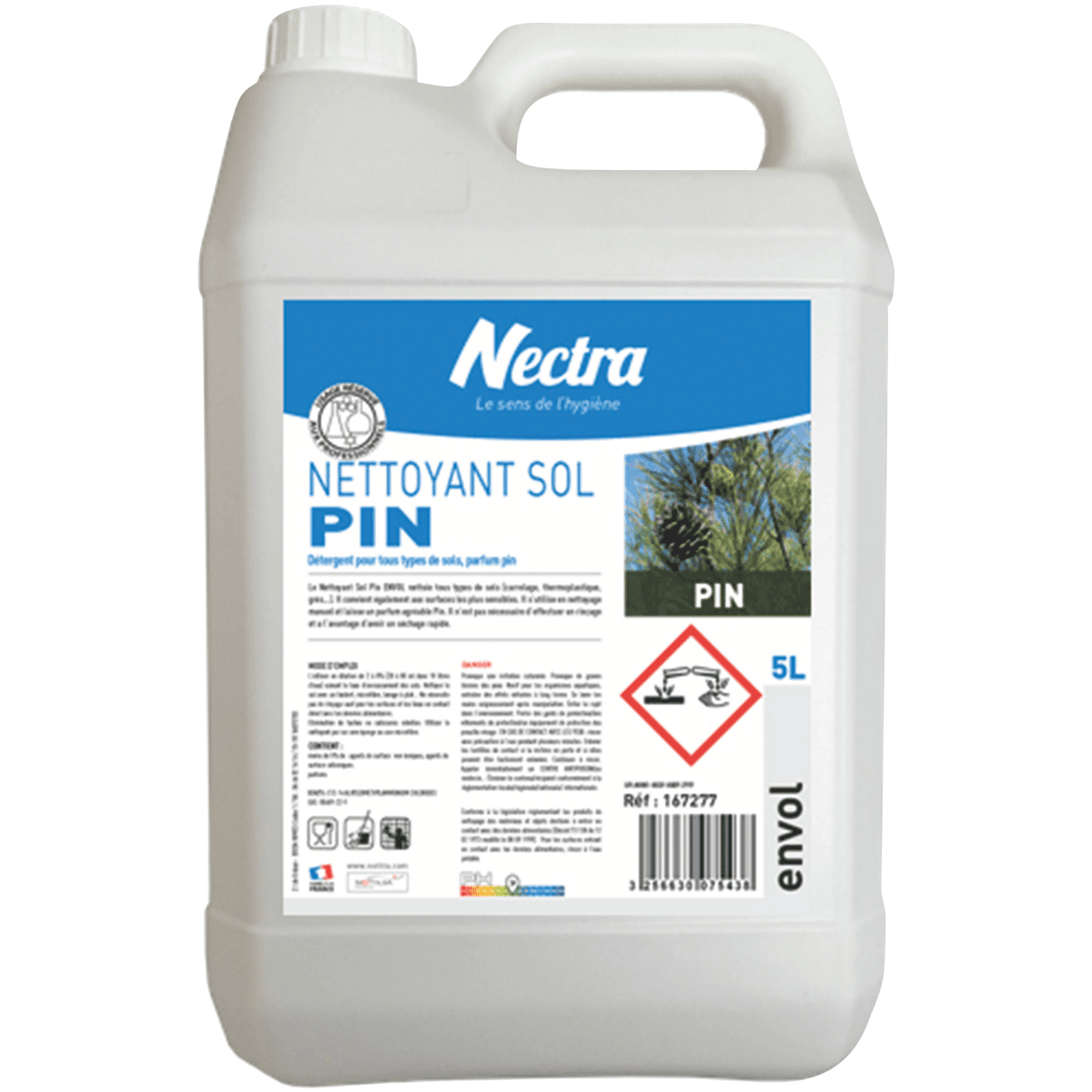 NETTOYANT SOL PIN ENVOL 5L