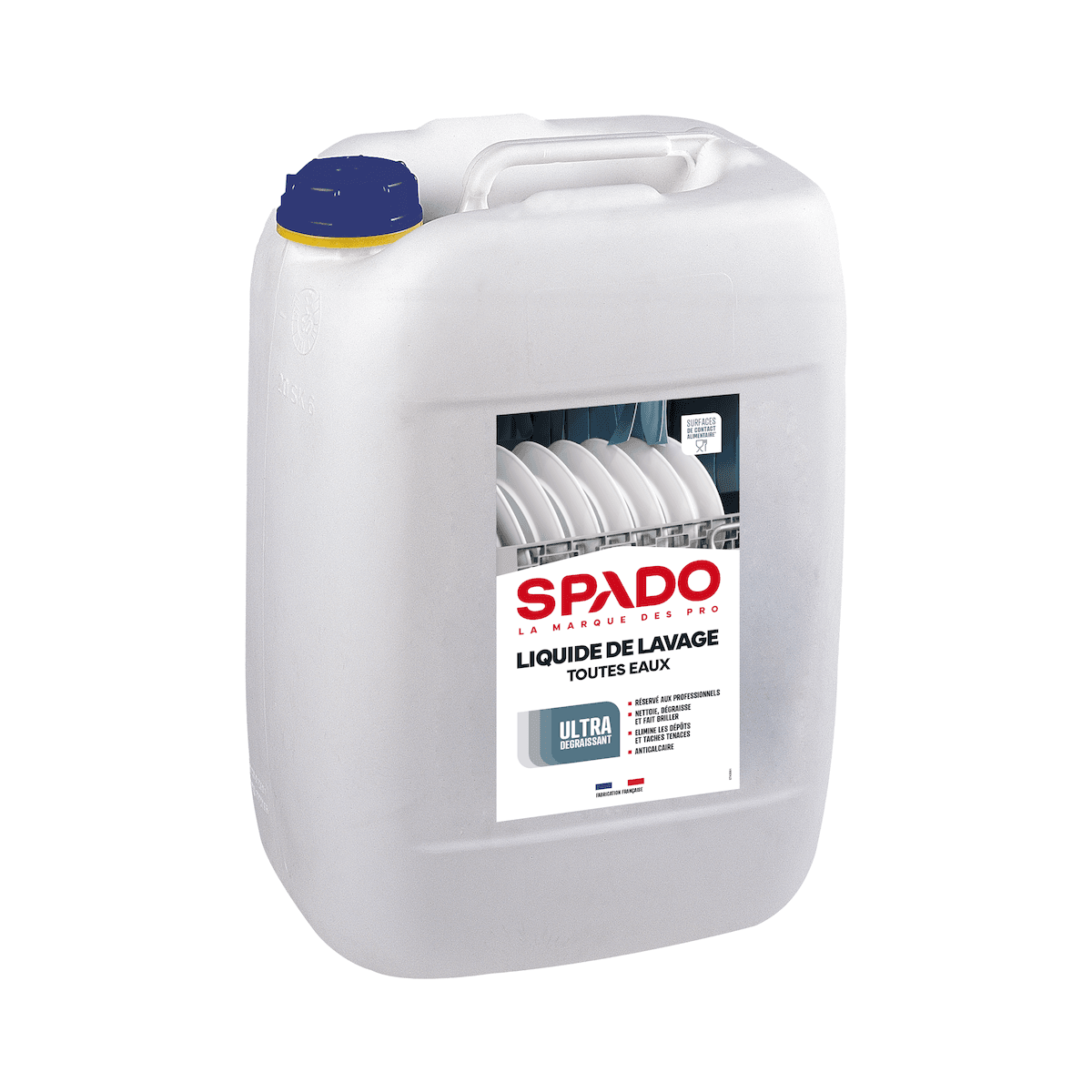 SPADO PRO CUISINE LIQUIDE DE LAVAGE TOUTES EAUX 25KG