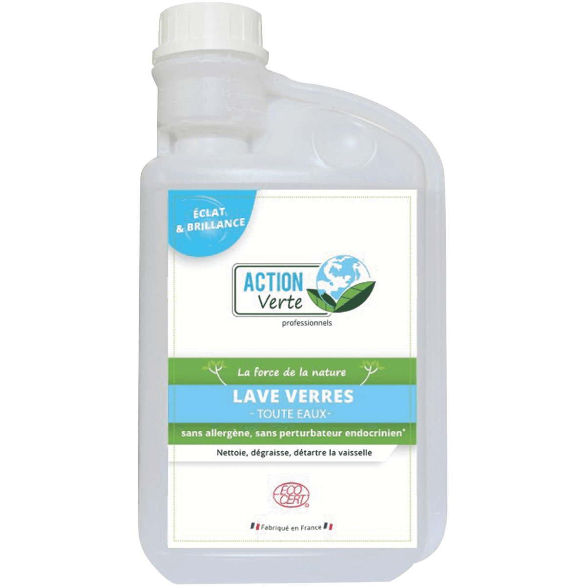 LIQUIDE LAVE VERRES ECOCERT   F1L