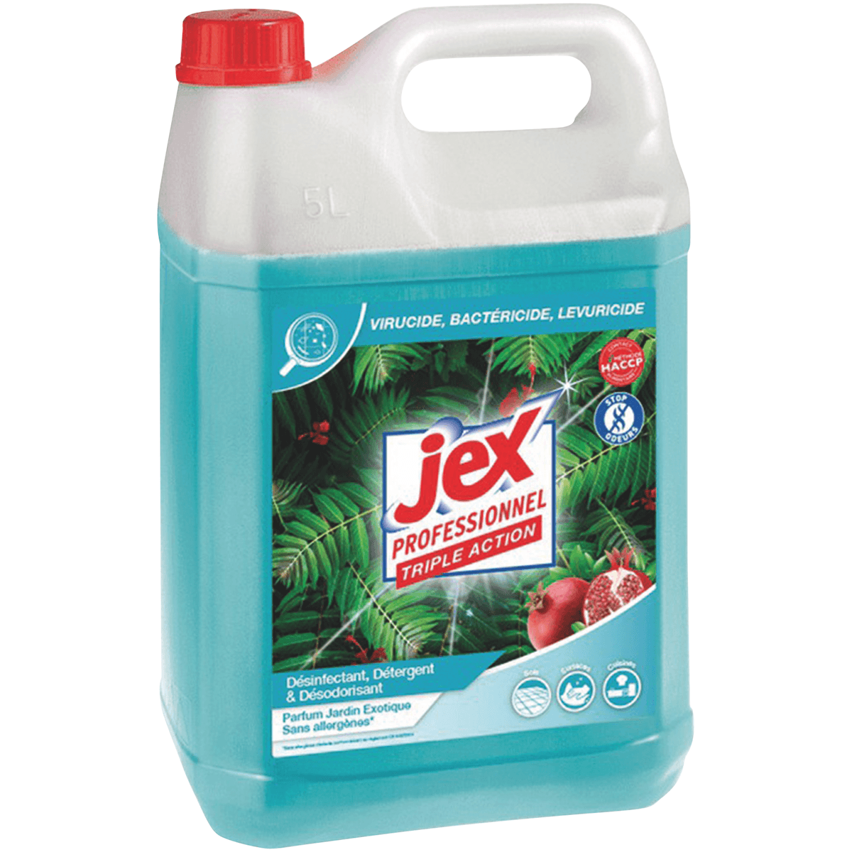 JEX PROFESSIONNEL DÉSINFECTANT TRIPLE ACTION+ JARDIN EXOTIQUE