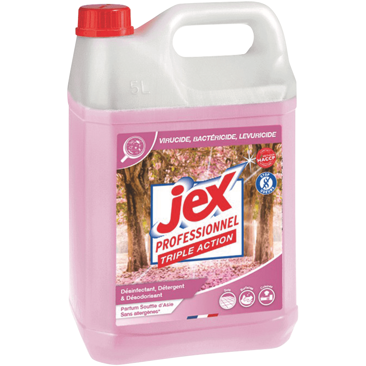 JEX PROFESSIONNEL DÉSINFECTANT TRIPLE ACTION+ SOUFFLE D'ASIE
