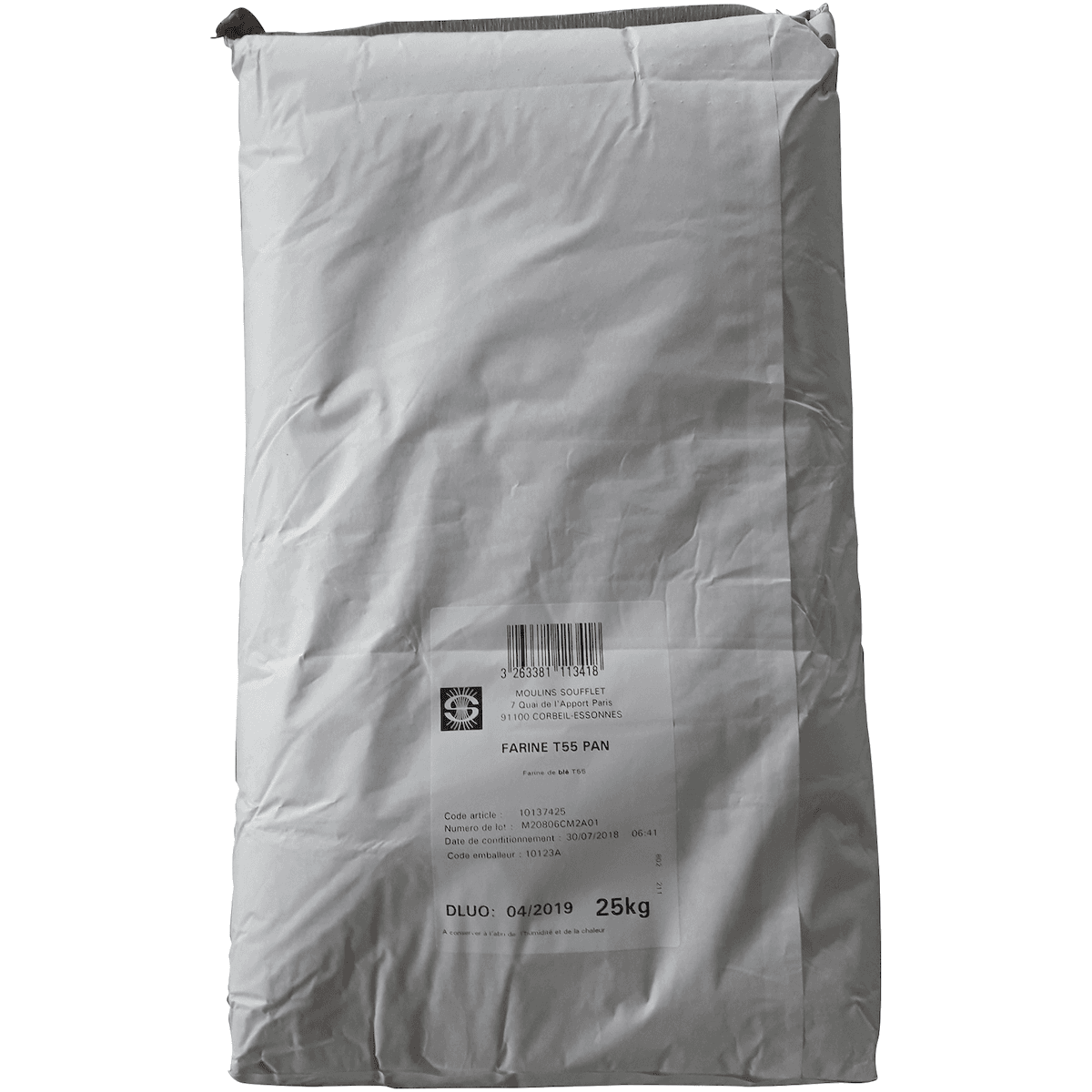 FARINE MENAGERE TYPE 55 PAN EN SAC DE 25KG