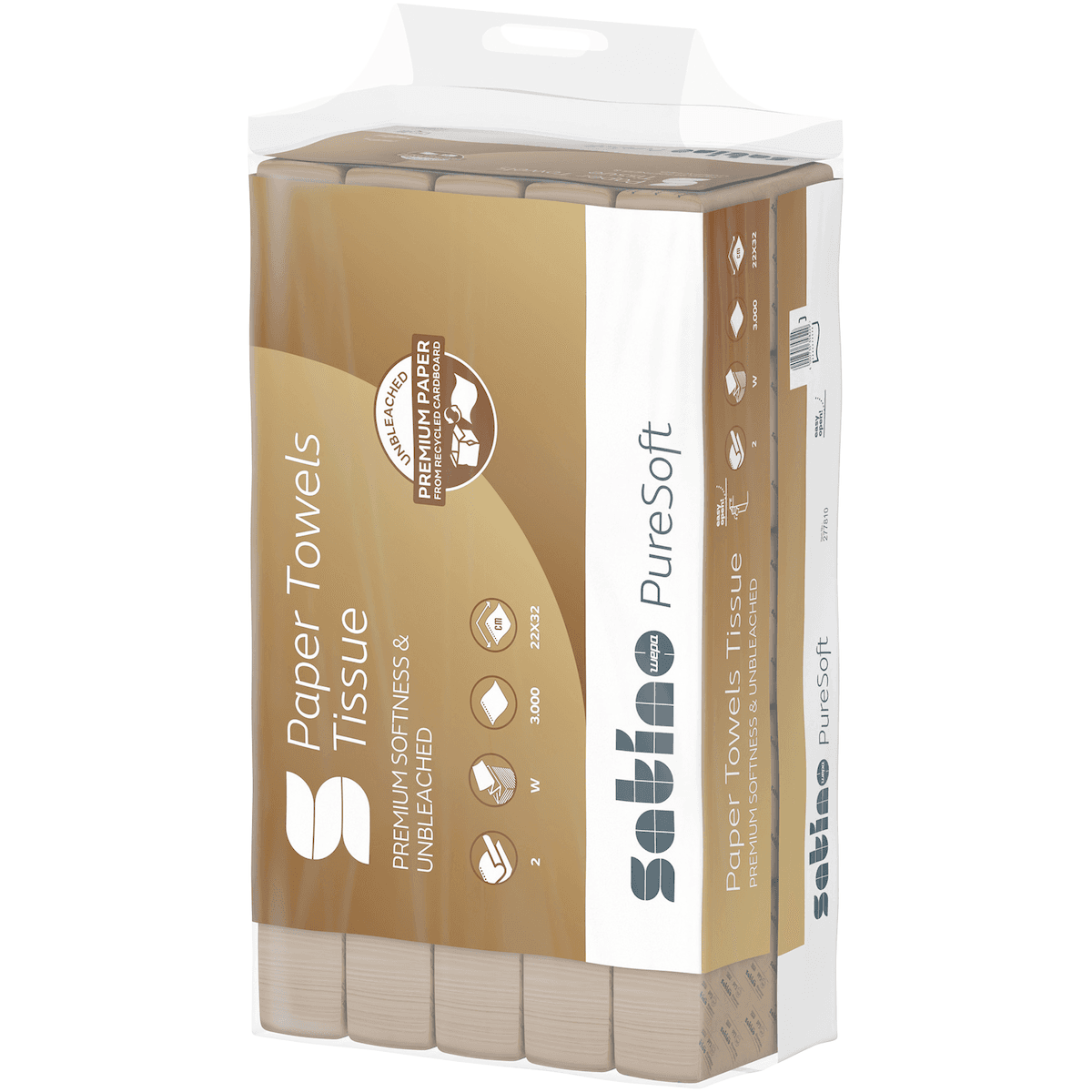 WEPA ESSUIE-MAINS PLIÉ W PURESOFT BEIGE