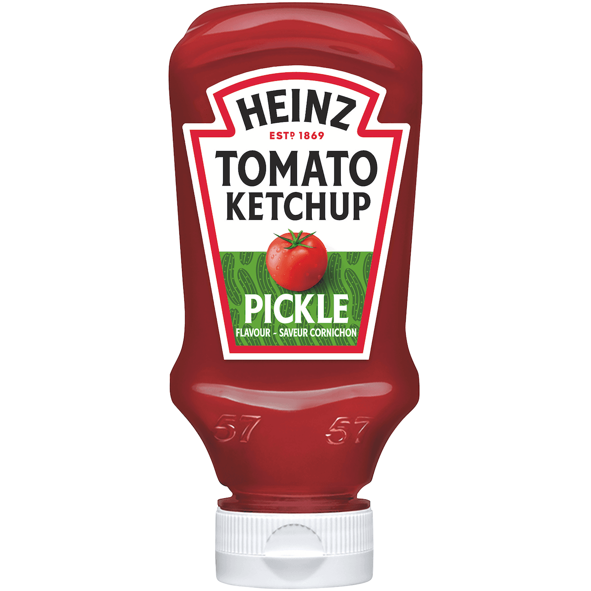 TOMATO KETCHUP PICKLE TOP DOWN 220ML