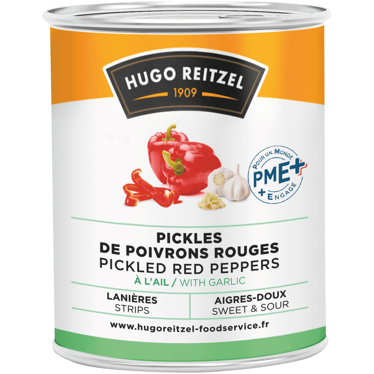 PICKELS DE POIVRONS ROUGES BTE 4/4