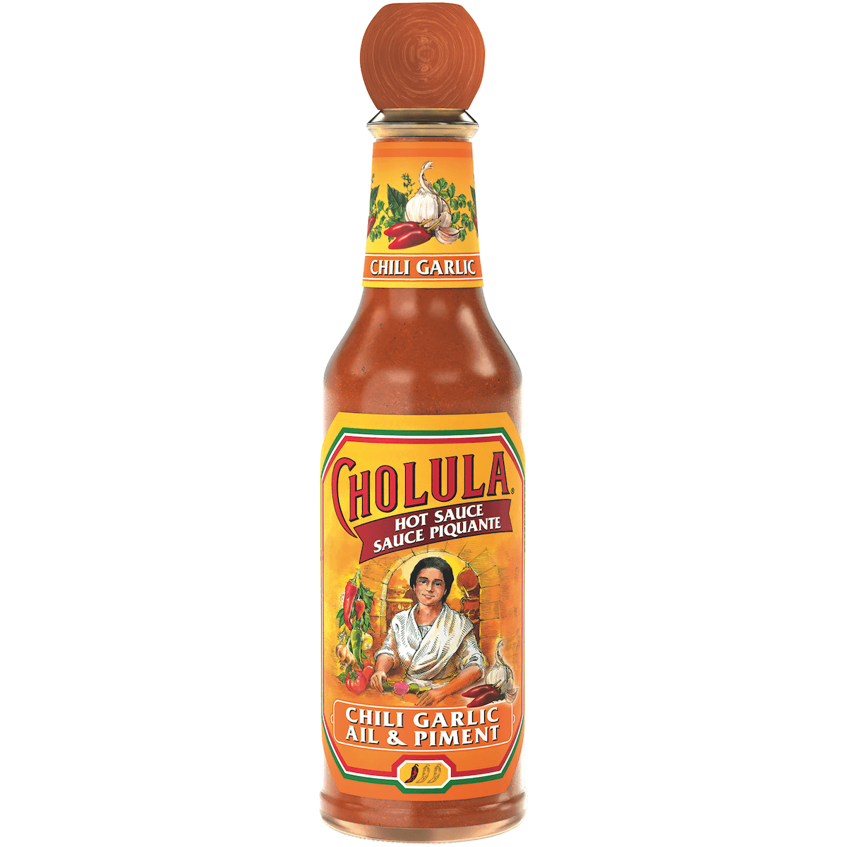 CHOLULA CHILI GARLIC AIL & PIMENT 150ML