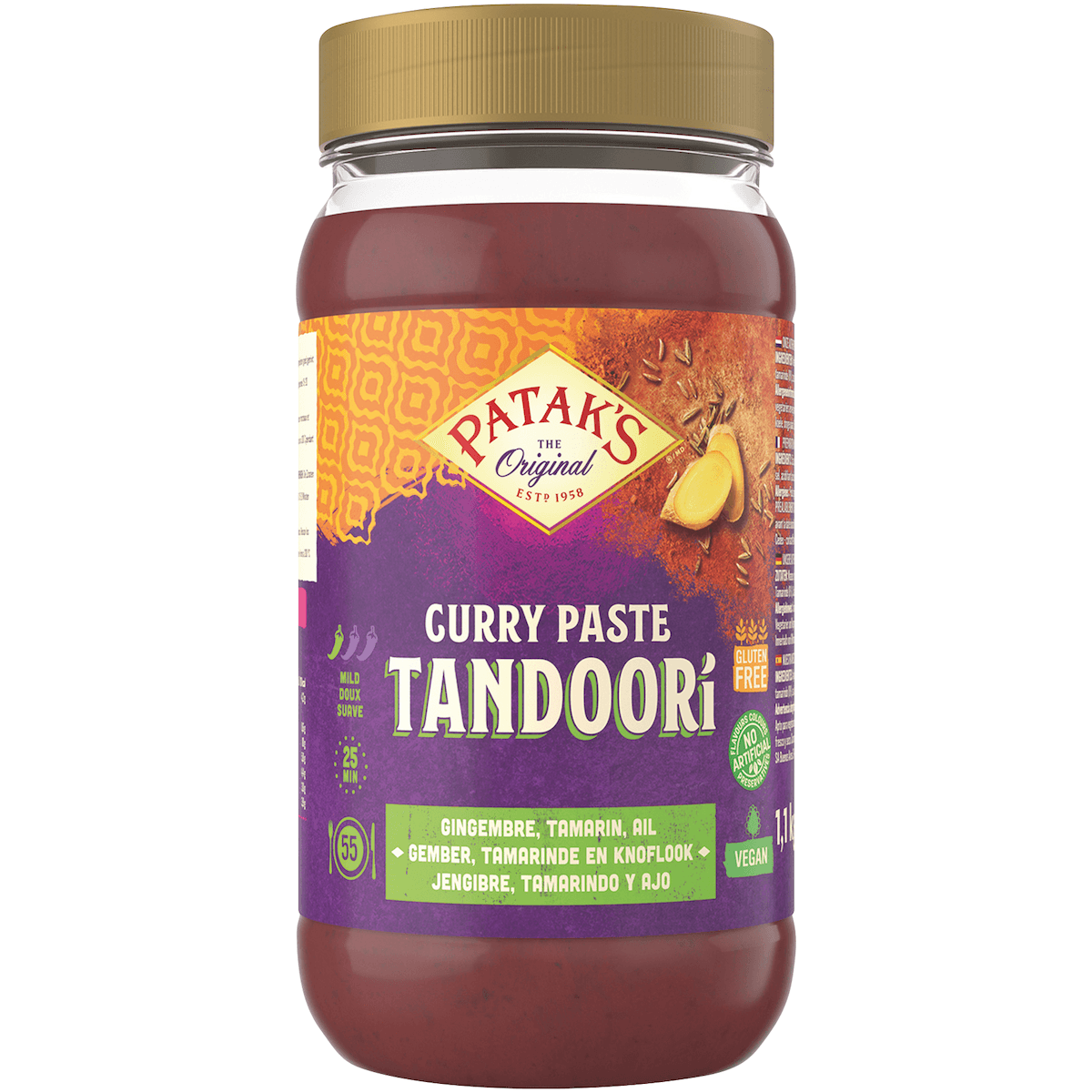 PATE DE CURRY TANDOORI 1.1KG