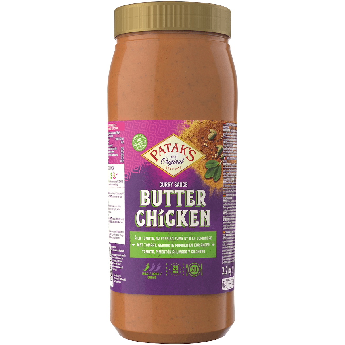 SAUCE BUTTER CHICKEN 2.2KG