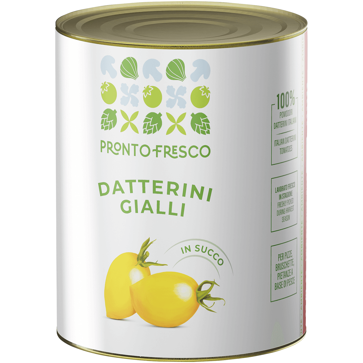 TOMATES CERISES DATTERINI JAUNES 100% ITALIE 800G