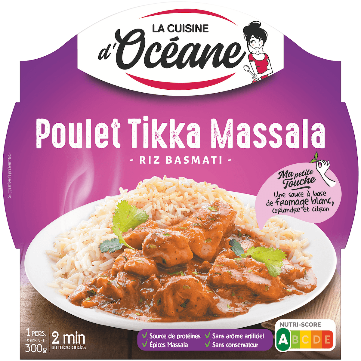 POULET TIKKA ET RIZ BASMATI 300G