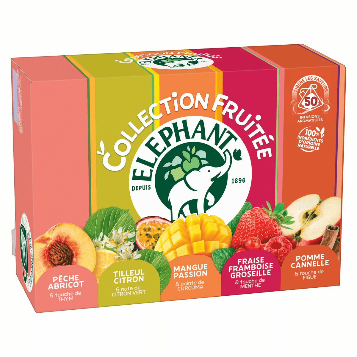 ELEPHANT INFUSION COFFRET DECOUVERTE- 50 SACHET PYRAMIDE