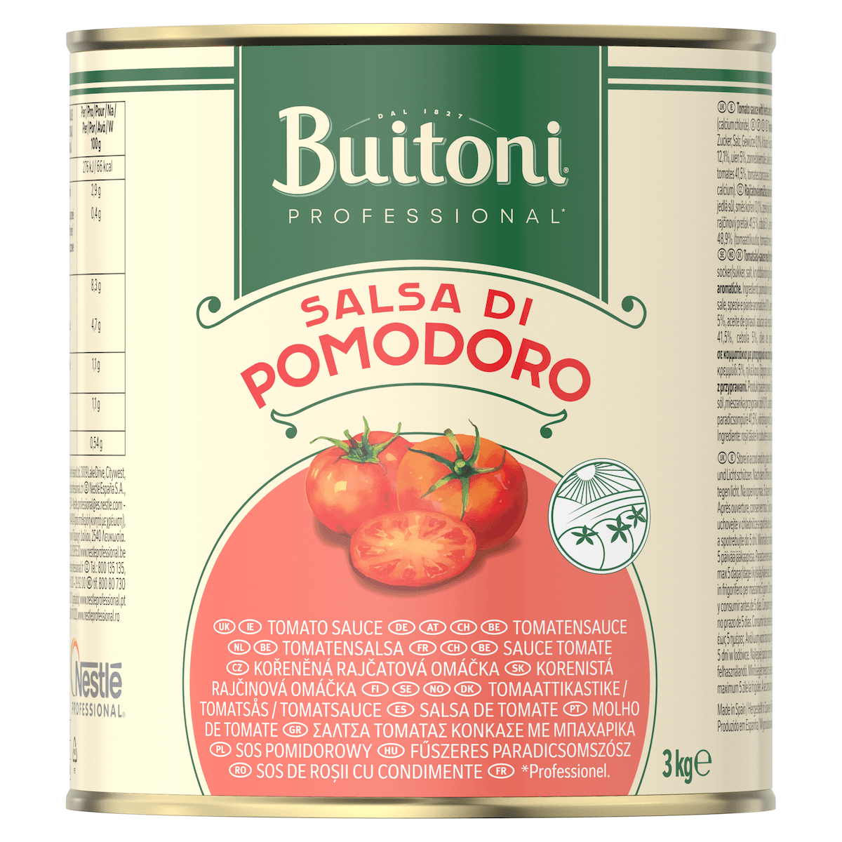 SAUCE TOMATE - SALSA DI POMODORO - 3KG