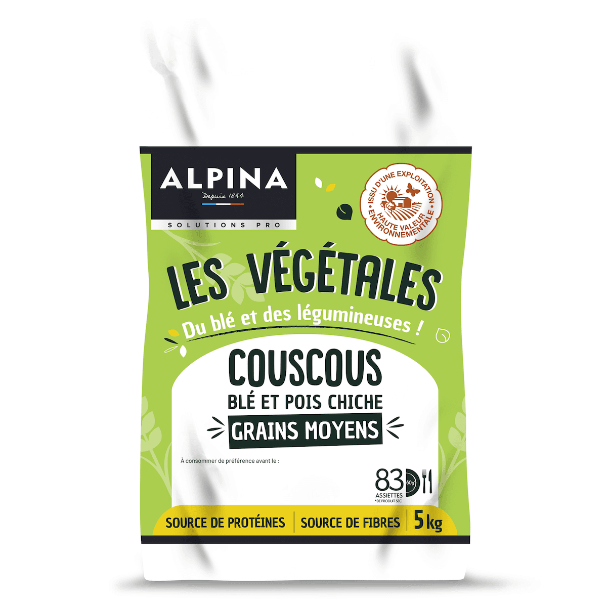COUSCOUS BLE POIS CHICHES HVE - 5KG