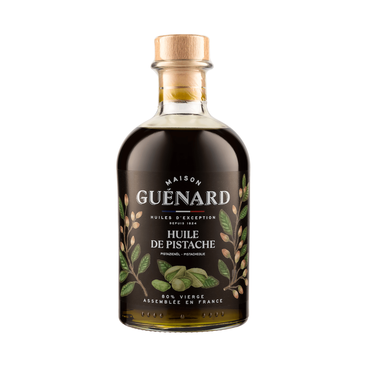 HUILE DE PISTACHE 80% VIERGE  BOUTEILLE 24CL