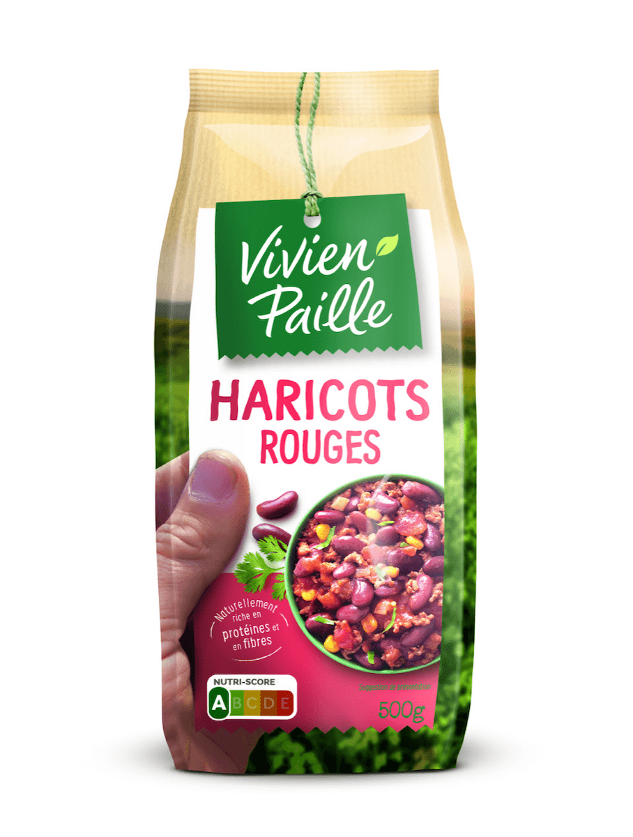 HARICOT ROUGE PT 500G VIVIEN PAILLE