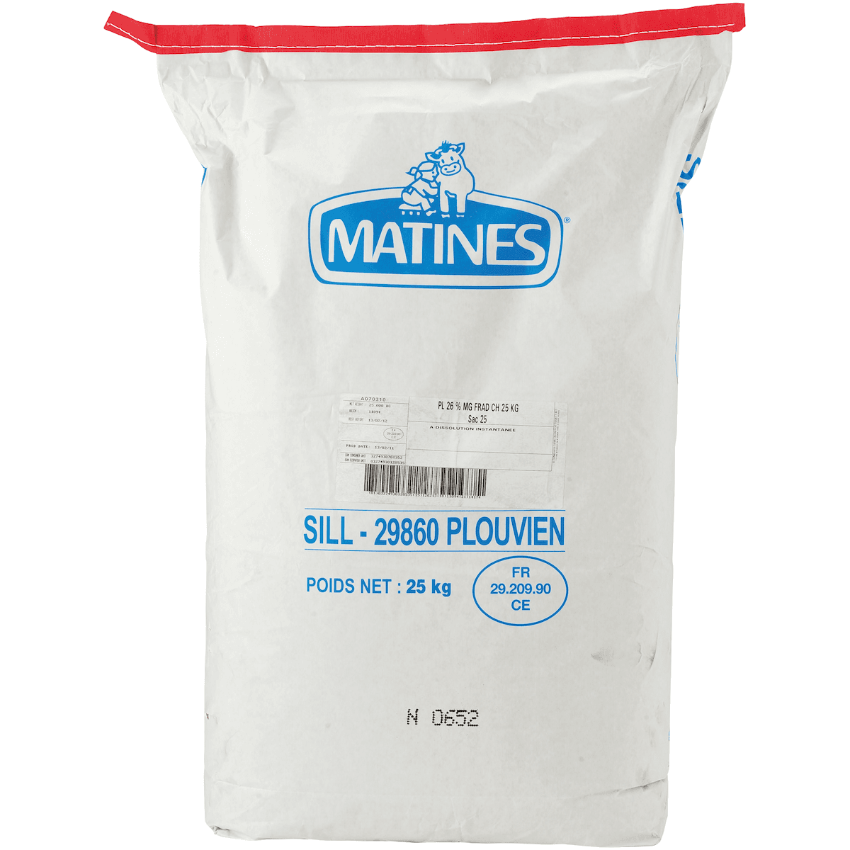 POUDRE LAIT ENTIER 26%MG 25K MATINES