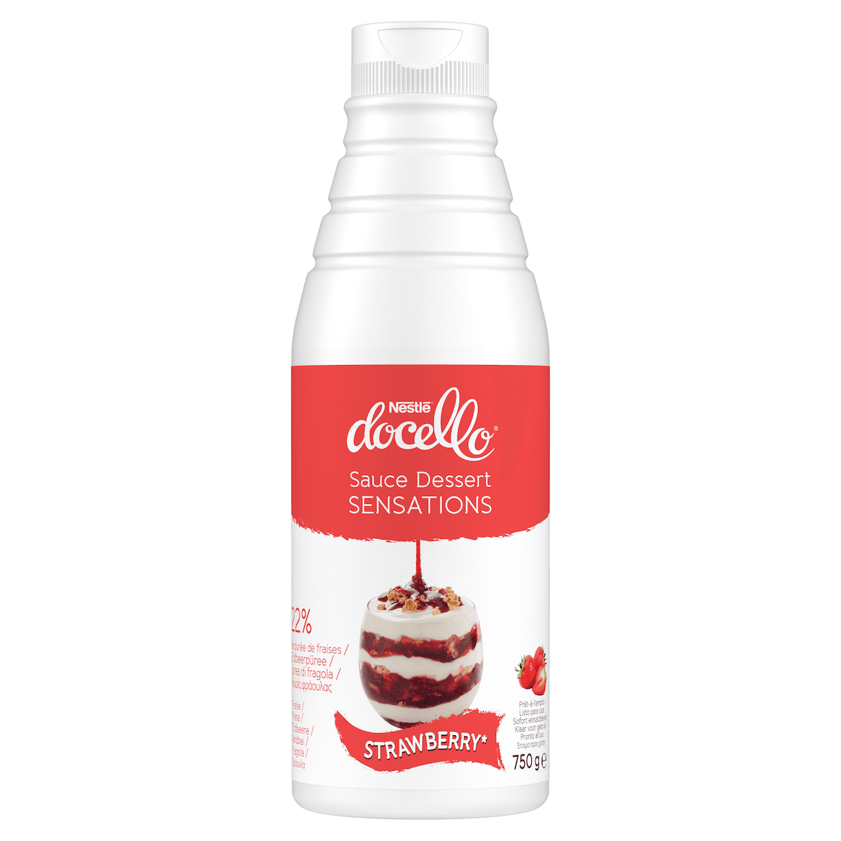 SAUCE SENSATIONS FRAISE BTL 750G