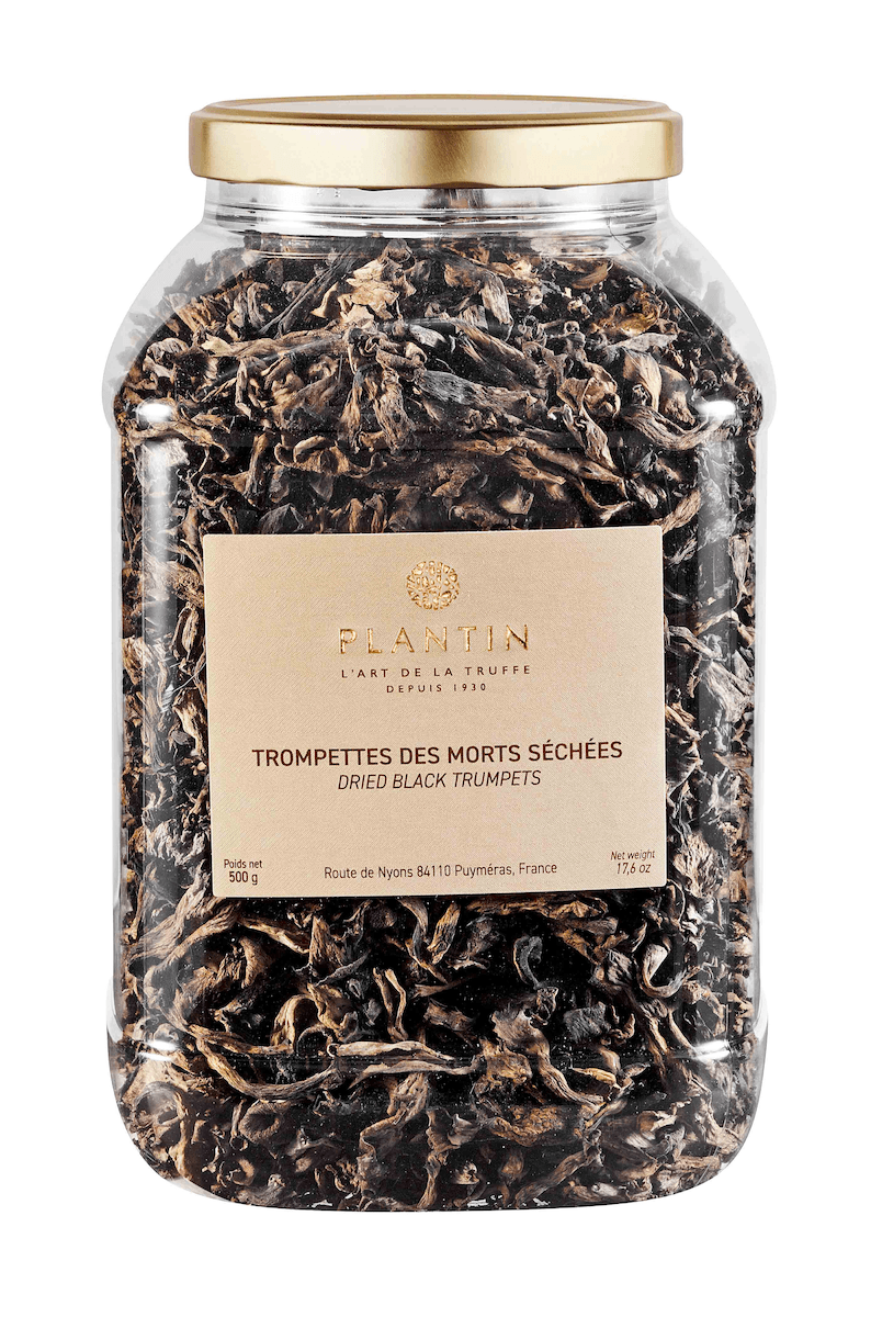 TROMPETTES DES MORTS SECHEES - CRATERELLUS CORNUCOPIOIDES 500G