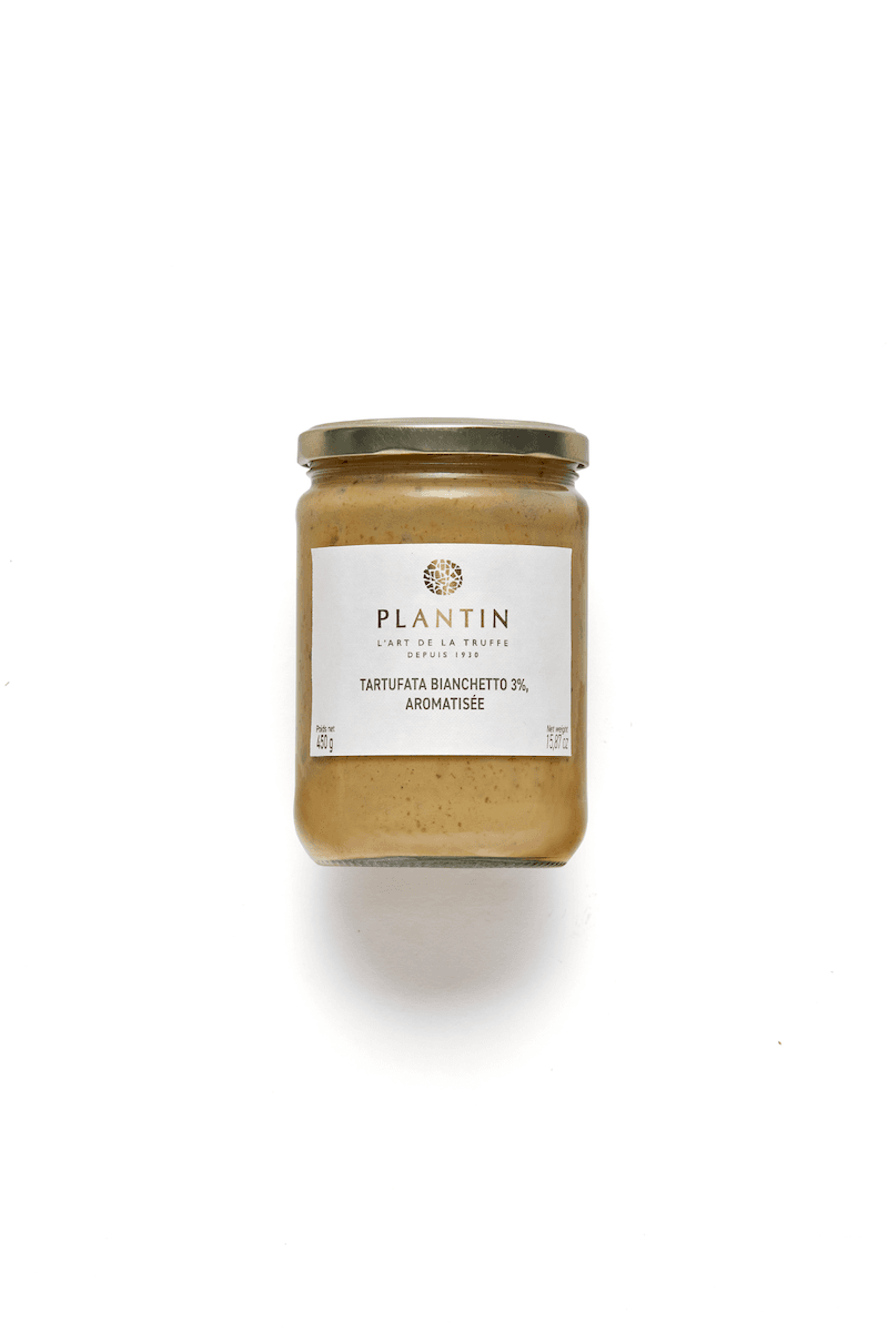 SAUCE A LA TRUFFE BLANCHE TARTUFATE 3% AROMATISEE 450G