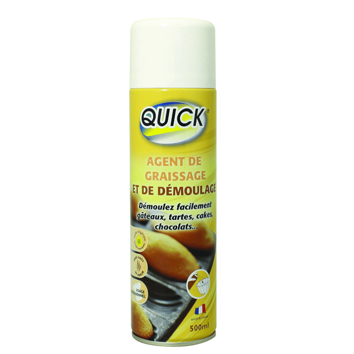AGENT DE GRAISSAGE ET DE DEMOULAGE QUICK 500ML