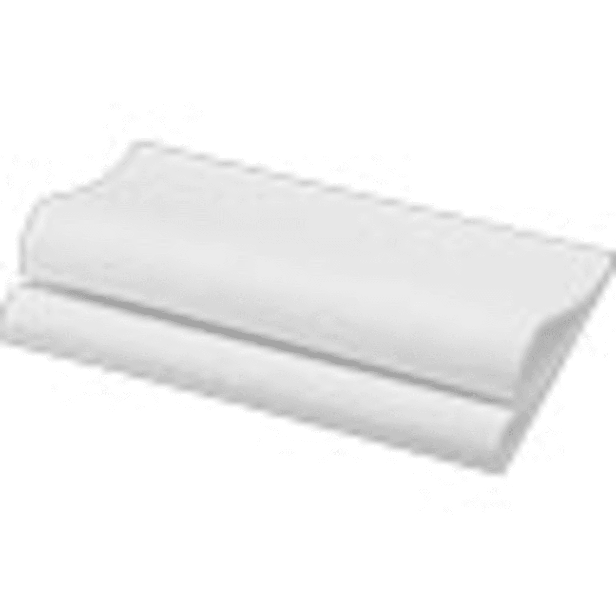 SERVIETTE BIO DUNISOFT 48X48 CM BLANC - CARTON DE 360