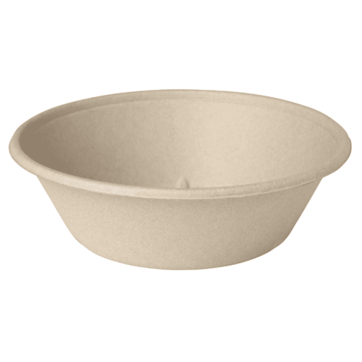 BOL 1000ML 194X194X60MM BAGASSE MARRON