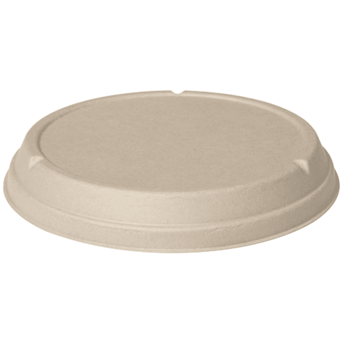 COUVERCLE POUR BOL 194X194X27MM BAGASSE MARRON - CARTON DE 320