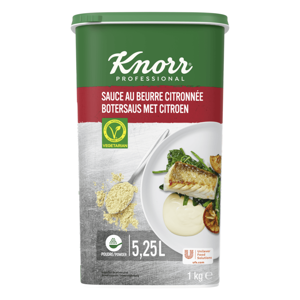 SAUCE AU BEURRE CITRONNEE DESHYDRATEE 1KG JUSQU'À 5,25L