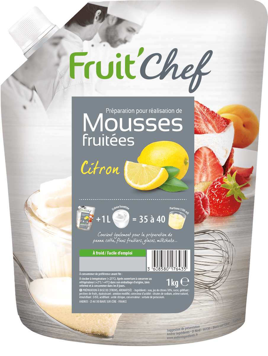 PREPARATION POUR MOUSSES CITRON 1KG